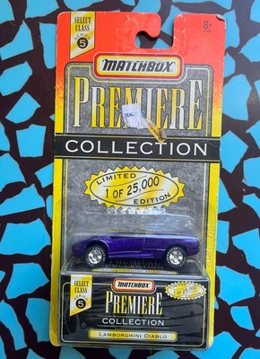 Matchbox 1995 Premiere Collection series 5 Lamborghini Diablo purple 1 Of 25,000