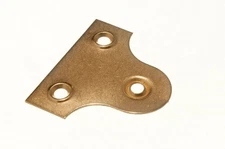 800 X Glass / Mirror / Picture Hanging Plate Bracket Unslotted 50mm Eb Onestop