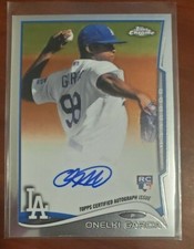 Onelki Garcia 2014 Topps Chrome Autograph #133 Auto RC