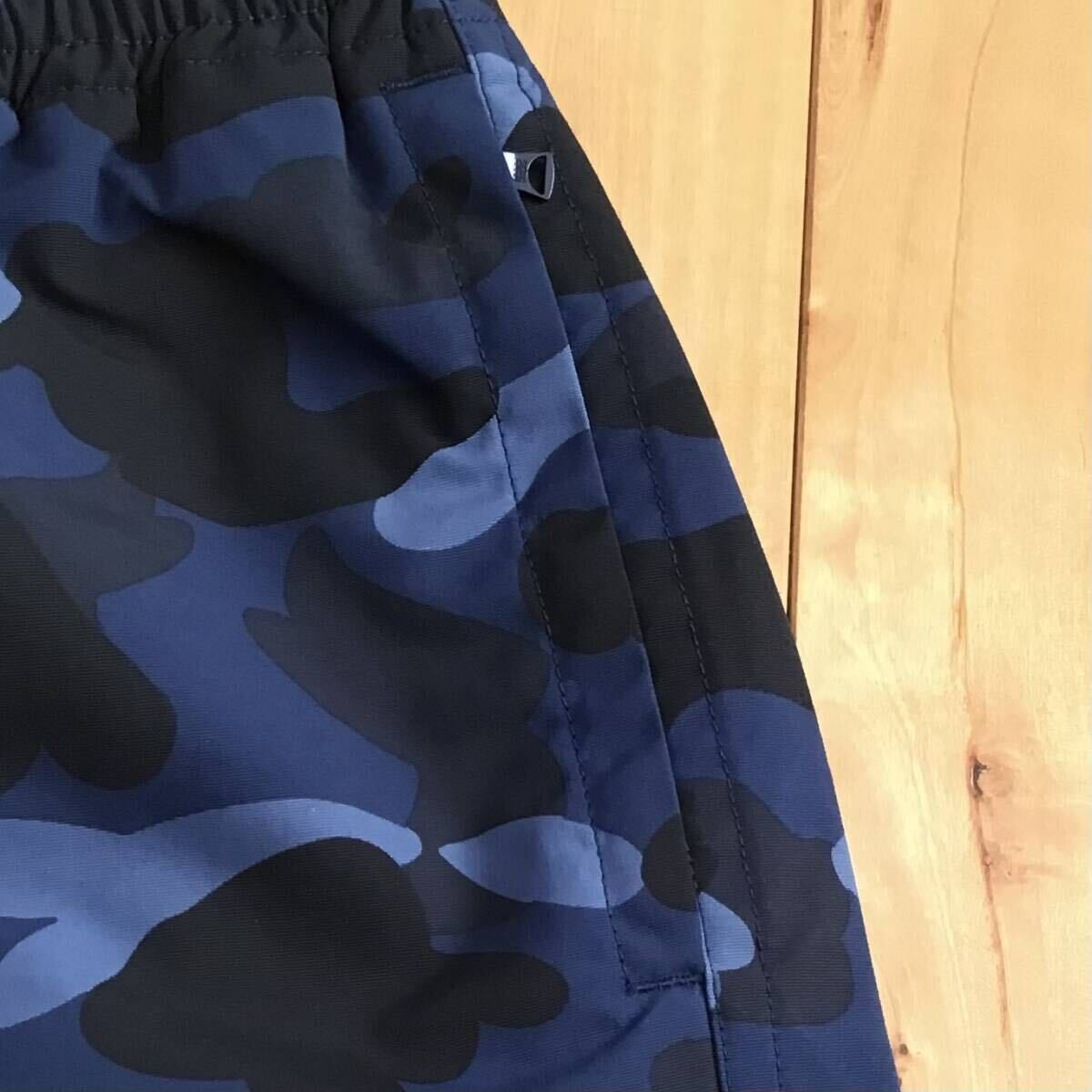 BAPE Blue camo nylon shorts A Bathing Ape Size XL | eBay