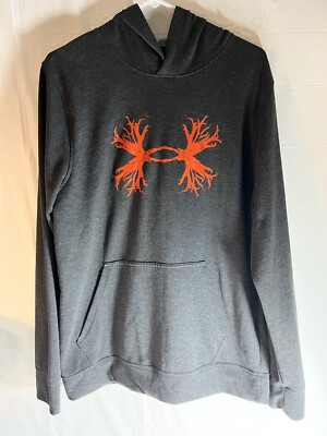 Under Armour Men s Storm Antler Hoodie Rifle Gray Size MD/M