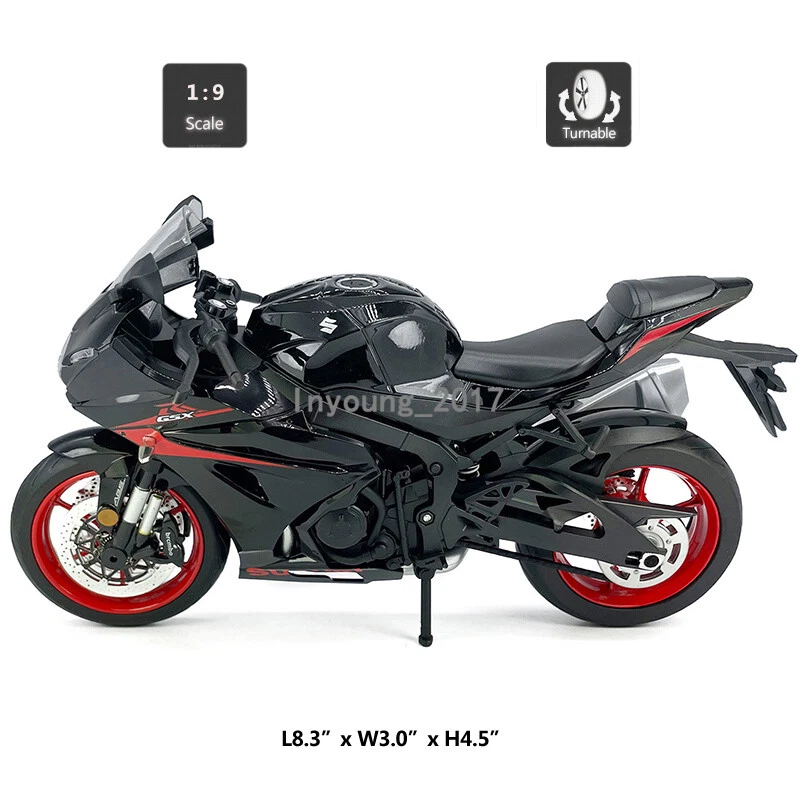 1/9 Scale 2023 Suzuki GSX-1000R Motorcycle Model Diecast Toy Motorcycle Models - Image 3 of 4