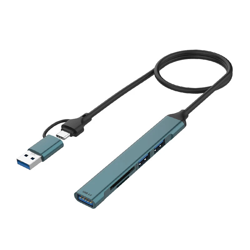 Usb hub Splitter Extender converter SD/TF card reading Laptop Docking Station
