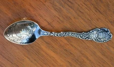 Manitou Colorado Sterling Silver Souvenir Demitasse Spoon 3-7/8"
