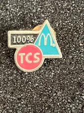 Vintage McDonald’s 100% TCS  Enamel Lapel Pin
