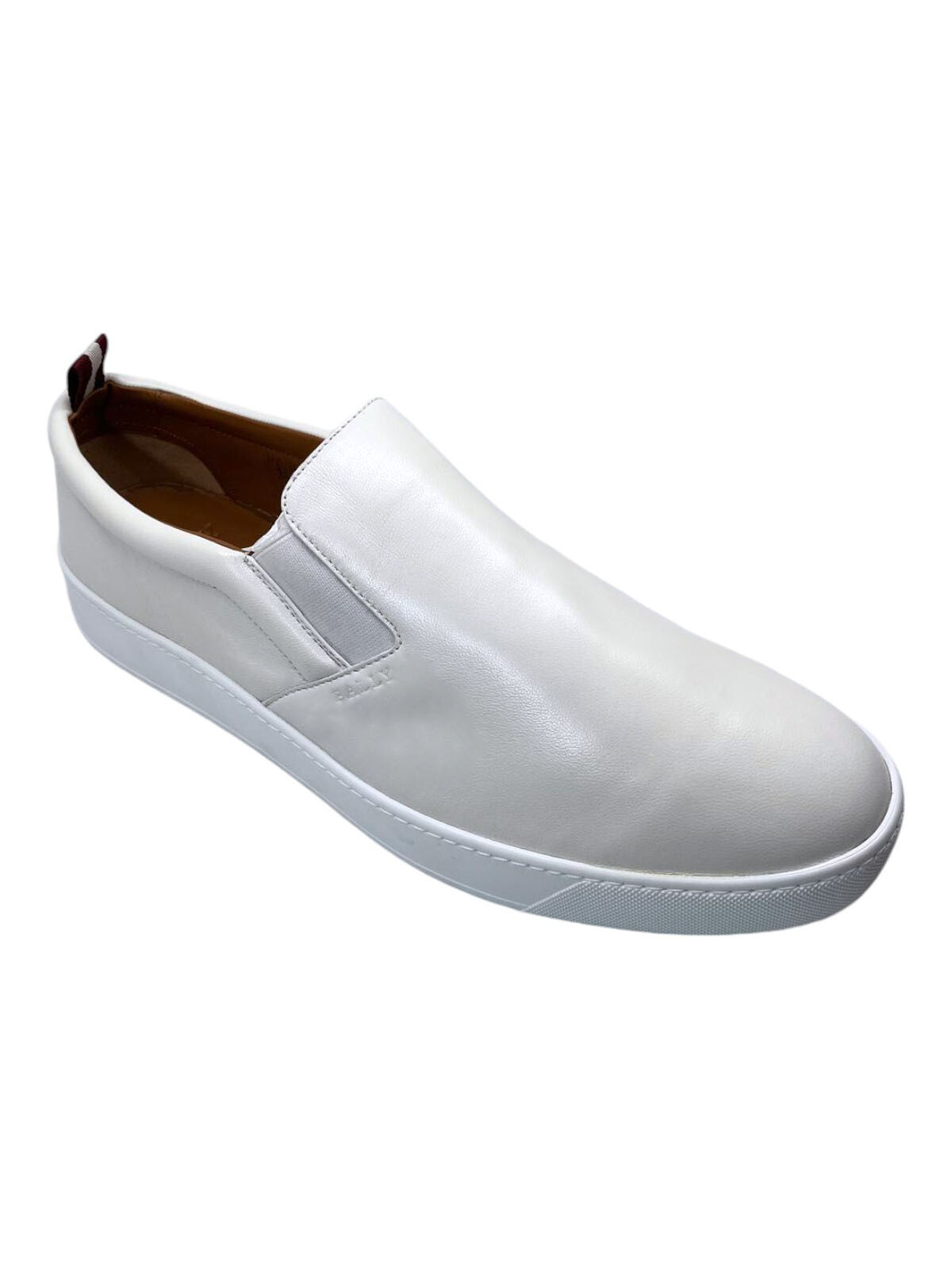 Bally Bently 6230476 Мужские белые кроссовки из кожи ягненка Наппа цена 570 долларов США 49790₽