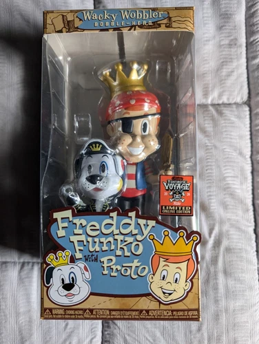 Pirate Freddy Funko with Proto Wacky Wobbler - Box of Fun 2024 Funtastic Voyage