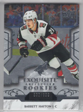 2019-20 Exquisite Collection Platinum Rookies #R9 Barrett Hayton /399 - NM-MT