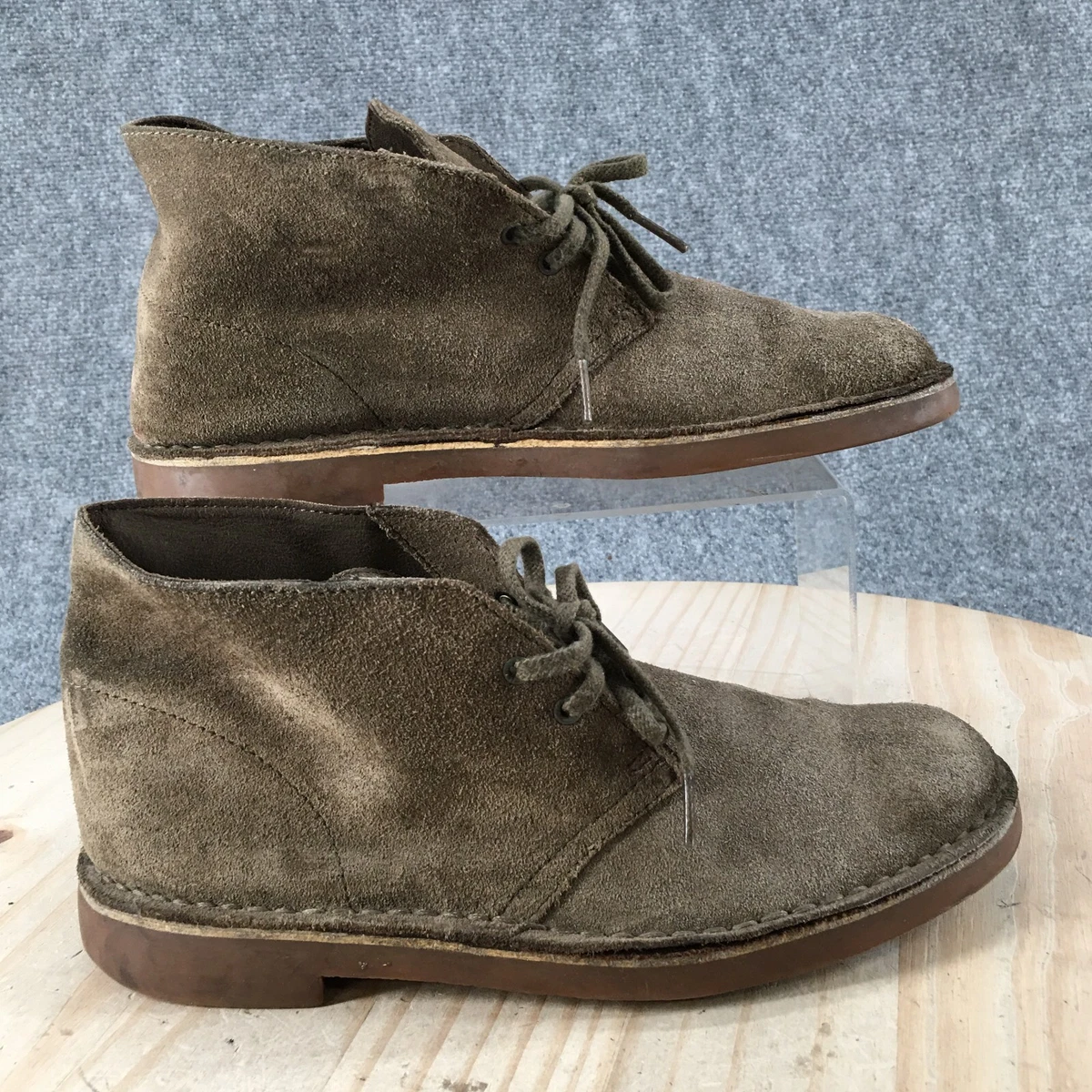 Clarks Bushacre Lace Up Suede Boots for Men for sale | eBay display picture 1