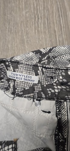 Seven7 Damen bauchfrei hoch geschnitten skinny Schlangenmuster Jeggings Größe 4 - Bild 6 von 14