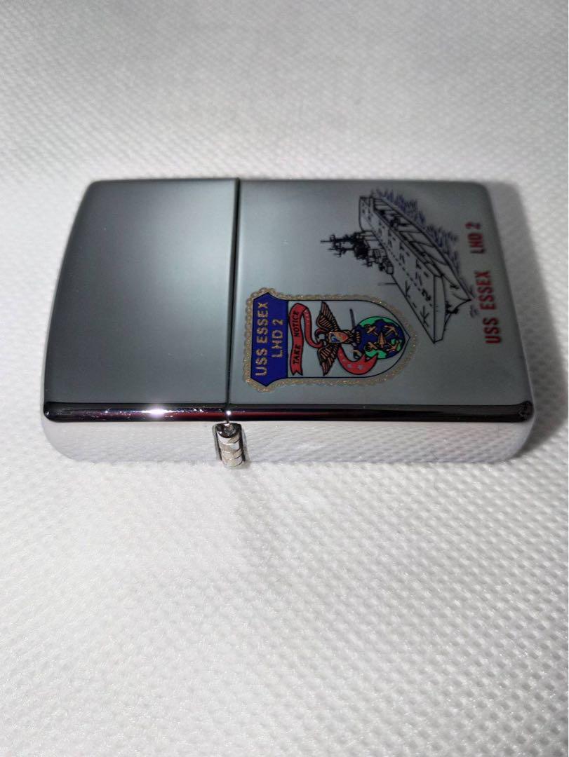 Zippo lighter US Navy USS Essex LHD-2 Made in 2001 Unused Zippo lighter US Navy USS Essex LHD-2 Made in 2001 Unused
