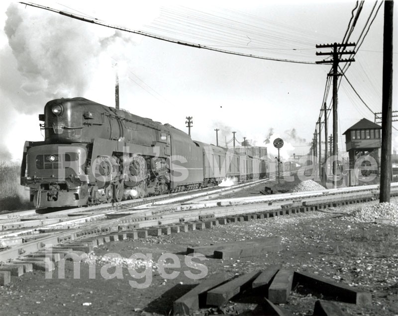 Pennsylvania Railroad T1 Sharknose 5517 photo Steam Train 1940s eBay