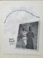 1938 women's Celanese rayon dresses Jane Engel Madison at New York ad