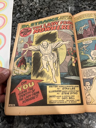 Strange Tales #124 VG+ 4.5 AWESOME EARLY SILVER AGE ADS - Picture 13 of 16