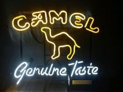 20''x16'' Camel Cigarettes Joe Camel Neon Sign Light Lamp Collection Cigar Bar