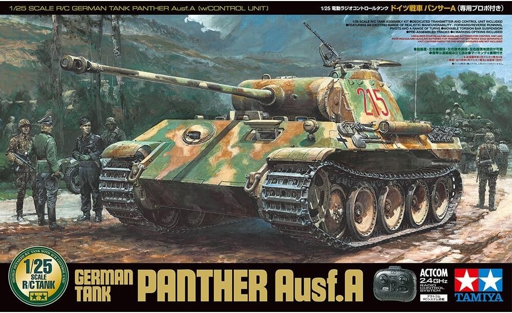 ホビーラジコン Tamiya 1/25 German Panther Ausf.F 1/25 Rct Panther none / Tamiya USA