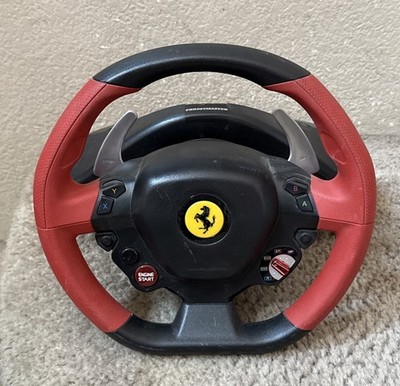 Xbox One Thrustmaster Ferrari 458 Spider Racing Steering Wheel Only No USB Cable