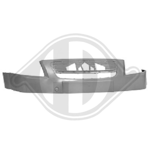 4000053 StoßStange Oben Vorne FüR CitroËN C2 (Jm_)-image