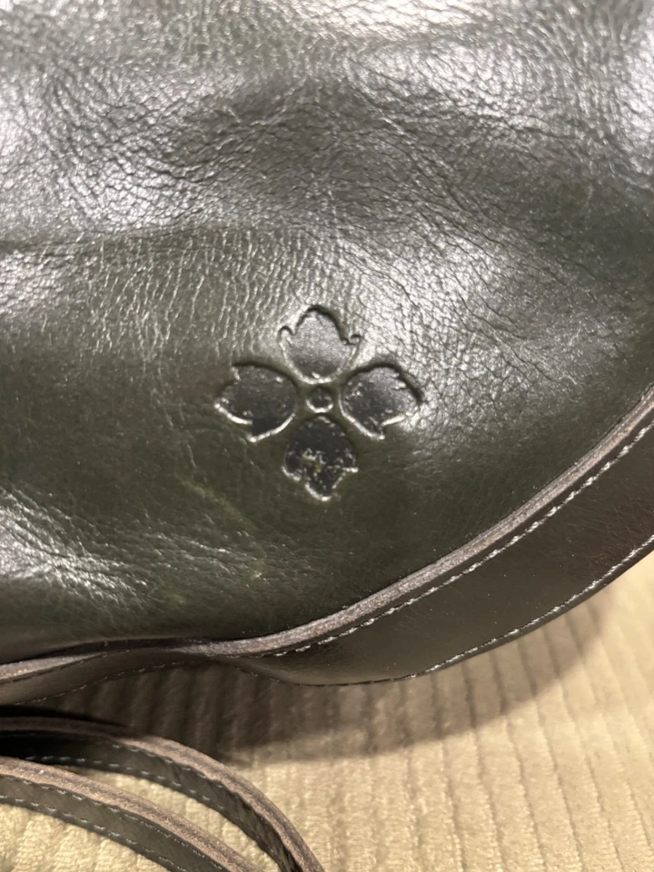 Patricia Nash  Leather Dark Olive Woven Large Tote - Image 3 of 4