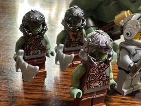 LEGO 7048 Castle Troll Warship Fantasy Era Complete Set 9 Minifigures Boat Ship