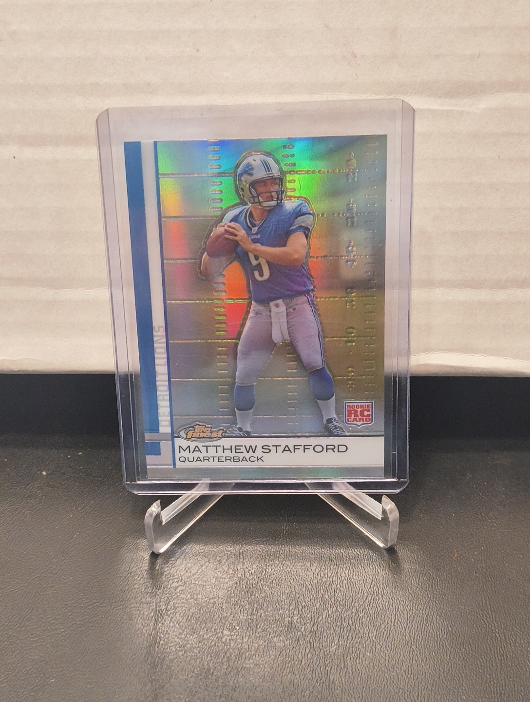 2009 Topps Finest - Matthew Stafford #100 Refractor (RC)