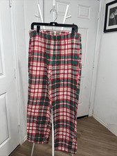 Jjammies For Fam Pajama pants Plaid Cotton Sleepwear Size XL No Fly NoPockets