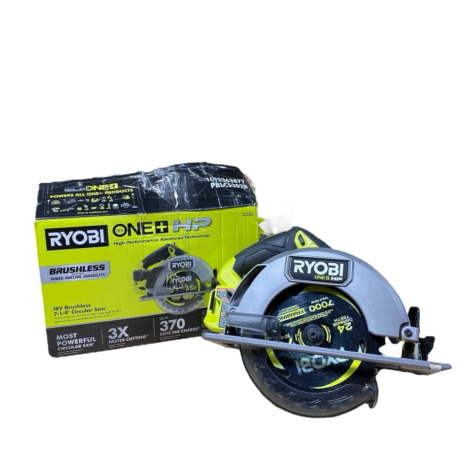 RYOBI ONE+ HP 18V PBLCS302 7-1/4 pulgadas Sierra circular (solo herramienta) Foto 2 de 4
