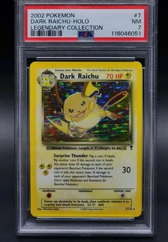 Dark Raichu Legendary Collection #7