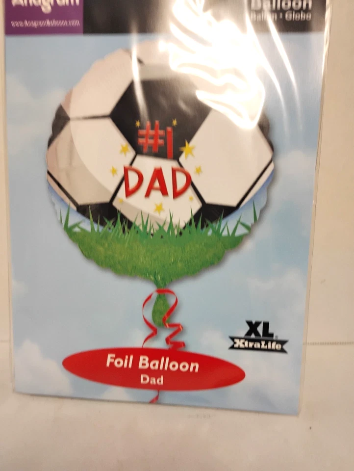 Balão de papel alumínio Anagram #1 Dad 18 polegadas - Lote de 5 - Imagem 2 de 4