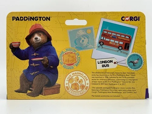 London Bus PADDINGTON mit Figur Corgi OVP NEU - Bild 4 von 4