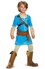 Brand New The Legend of Zelda Link Breath Of The Wild Deluxe Child Costume