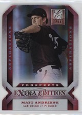 2013 Panini Elite Extra Edition Aspirations Die-Cut /200 Matt Andriese #189 0ty6