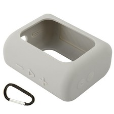 Gray Silicone Shell w/ Carabiner Fits For JBL GO3 GO 3 Bluetooth Speaker qq