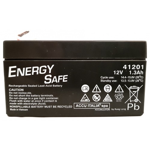 Sealed Rechargeable Lead Acid Battery AGM VLRA 12V 1.3Ah Cyclic And Standby Use - Picture 2 of 3