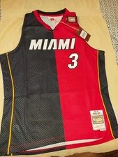 Miami Heat Jersey 2005/2006 Swingman Split Mitchell & Ness Dwyane Wade Mens XL