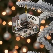 Personalized Pottery Studio Ornament Ceramic Artist Potter Kiln Gift