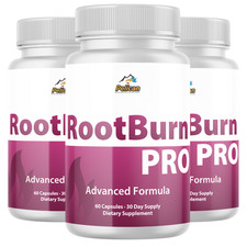 RootBurn Pro - Keto  Weight Support - 3 Bottles- 180 Capsules