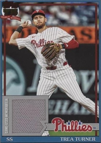 2026 Topps Series One Trea Turner Golden Mirror SSP Image 