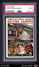1964 Topps #7 Roberto Clemente NL Batting Leaders PSA 6 - EX/MT