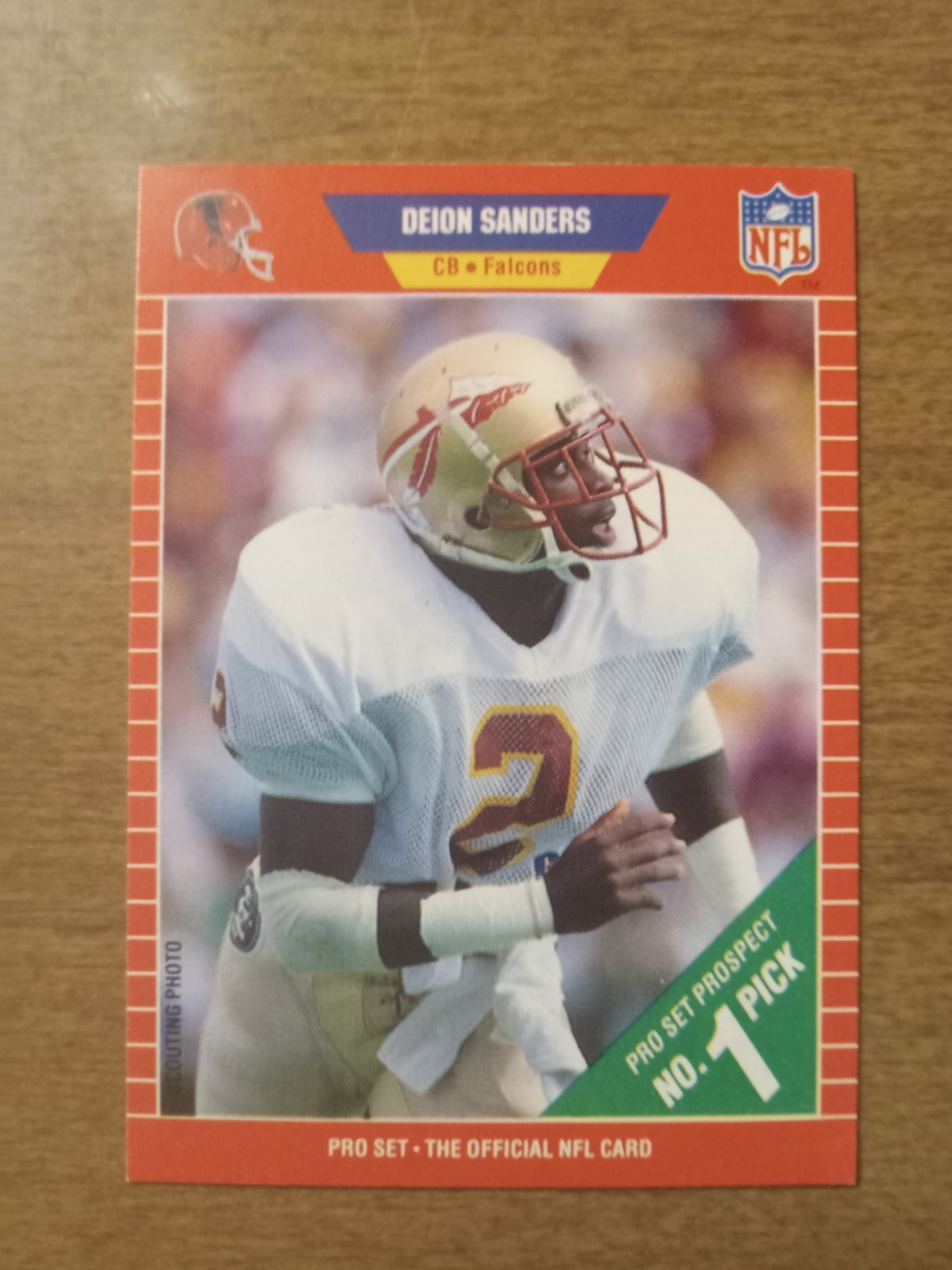 1989 Pro Set Deion Sanders #486 (RC)