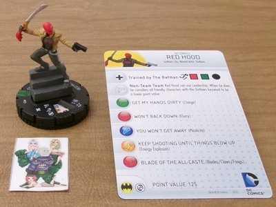 =HeroClix DC TEEN TITANS Red Hood 023 with card =