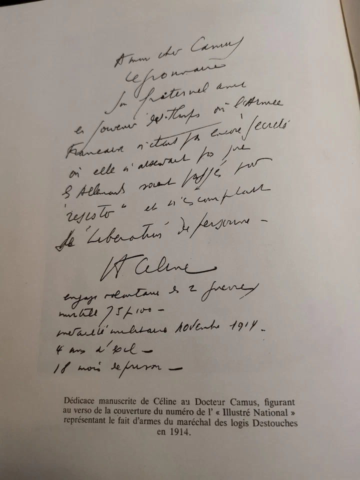 Pollet - Camus - Descaves - ... - Louis Ferdinand Céline L'HERNE N° 1 - 1963 - Photo 2/4
