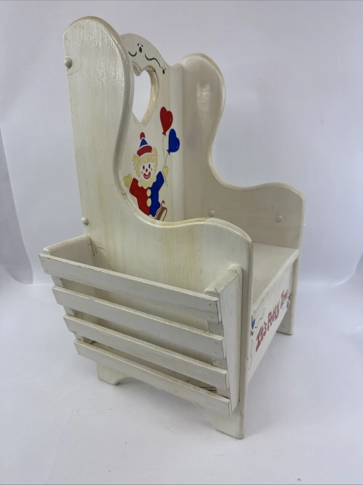 Vintage Antique Wooden Toddler Potty Chair Seat Comode Training Child - Image 4 of 4