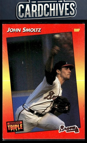 John Smoltz #172 1992 Donruss Triple Play card