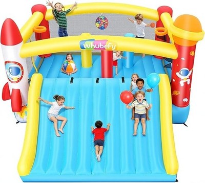  13.4ftx13.3ft Bouncy House with Larger Slide,Inflatable Jump House w/Climbing