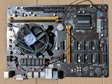 Full Kit MB/CPU/RAM - BIOSTAR TB250-BTC Pro 12 GPU Slot Mining Motherboard