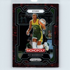 2024 Panini WNBA Monopoly Prizm Ezi Magbegor #8 Classic Red Icons Seattle Storm