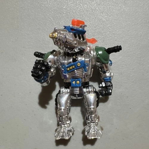 1993 Teenage Mutant Ninja Turtles - Robotic Rocksteady  TMNT Vintage Figure
