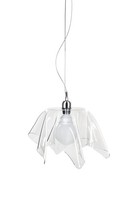 Iplex Design I00413002Tac Pendelleuchte, Transparent, 36 X 36 X 34 Cm