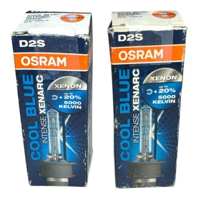 2 x OSRAM COOL BLUE INTENSE XENARC D2S 66240CBI 66240 CBI 35W P32d-2 XENONLAMPE
